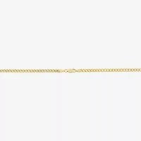 Limited Quantities! Womens 10K Gold 22 Inch Curb Chain Necklace