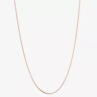 Limited Quantities! Womens 10K Gold 18 Inch Box Chain Necklace