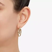 Limited Quantities! Womens 10K Gold Hoop Earrings