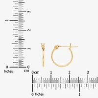 Limited Quantities! Girls 10K Gold 12mm Hoop Earrings