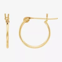 Limited Quantities! Girls 10K Gold 12mm Hoop Earrings