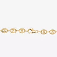 Limited Quantities! Womens 14K Gold Inch Hollow Mariner Chain Bracelet