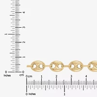 Limited Quantities! Womens 14K Gold Inch Hollow Mariner Chain Bracelet