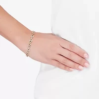 Limited Quantities! Womens 14K Gold Inch Hollow Mariner Chain Bracelet