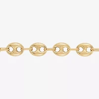 Limited Quantities! Womens 14K Gold Inch Hollow Mariner Chain Bracelet