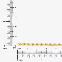 Limited Quantities! Womens 14K Gold 7.5 Inch Solid Rope Chain Bracelet