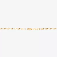 Limited Quantities! Womens 14K Gold 8 Inch Hollow Mariner Chain Bracelet