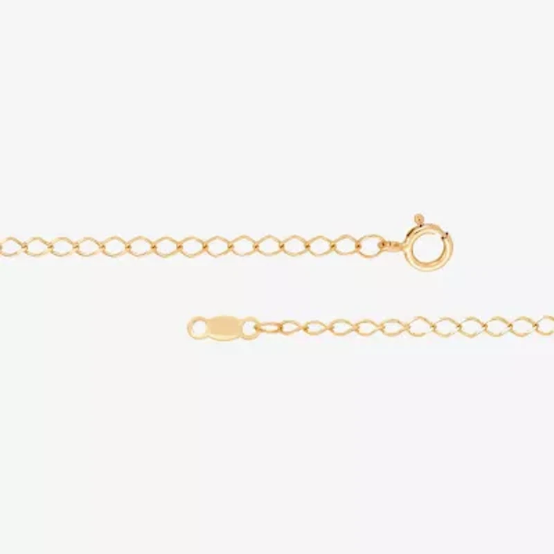 Limited Quantities! Girls 14K Gold 6 Inch Solid Curb Id Bracelet