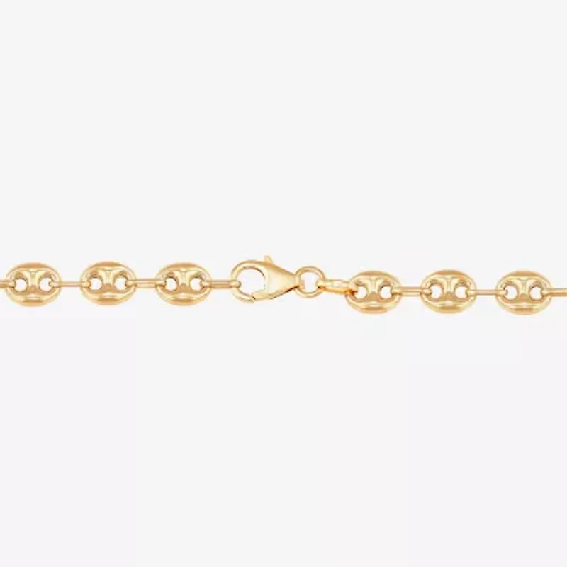 Limited Quantities! Womens 14K Gold 7.5 Inch Mariner Chain Bracelet