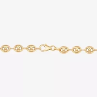 Limited Quantities! Womens 14K Gold 7.5 Inch Mariner Chain Bracelet
