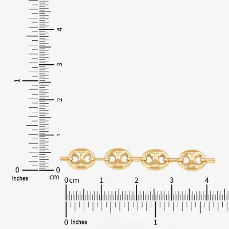 Limited Quantities! Womens 14K Gold 7.5 Inch Mariner Chain Bracelet