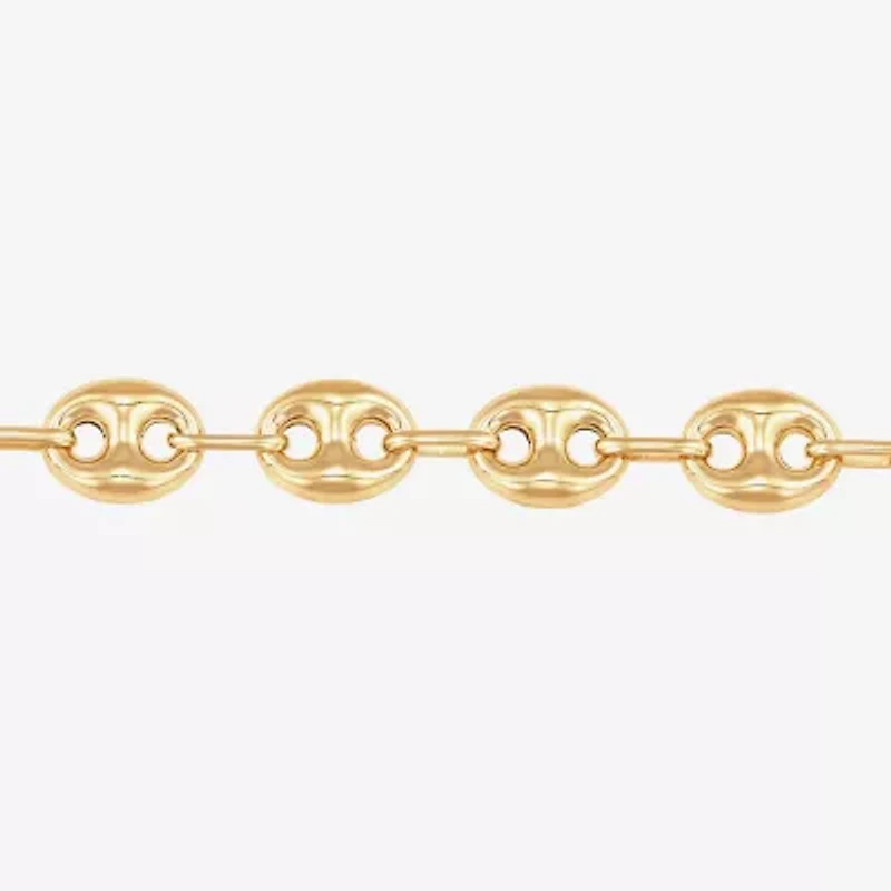 Limited Quantities! Womens 14K Gold 7.5 Inch Mariner Chain Bracelet