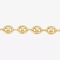 Limited Quantities! Womens 14K Gold 7.5 Inch Mariner Chain Bracelet