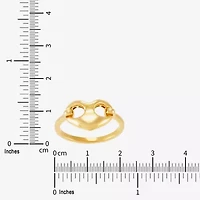 Limited Quantities! Womens 14K Gold Heart Band