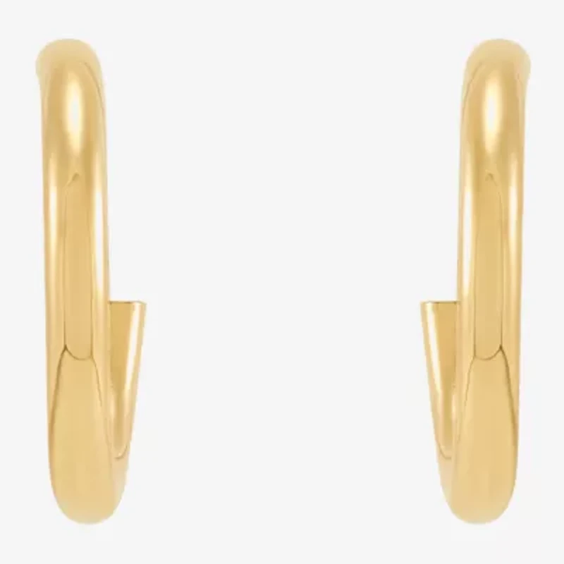Limited Quantities! Girls 14K Gold 12.5mm Hoop Earrings
