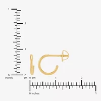 Limited Quantities! Girls 14K Gold 12.5mm Hoop Earrings