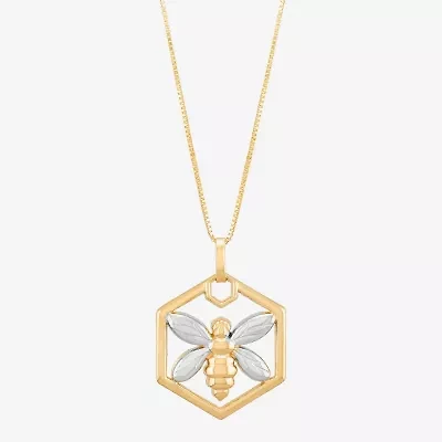 Limited Quantities! Womens 10K Gold Inch Pendant Necklace