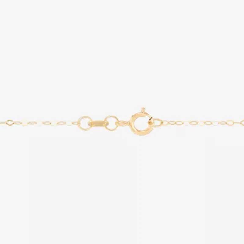 Limited Quantities! Womens 10K Gold 17 Inch Pendant Necklace