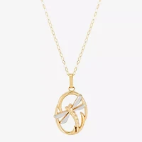 Limited Quantities! Womens 10K Gold 17 Inch Pendant Necklace