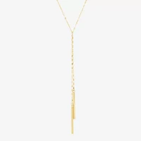 Limited Quantities! Womens 10K Gold 18 Inch Y Necklace