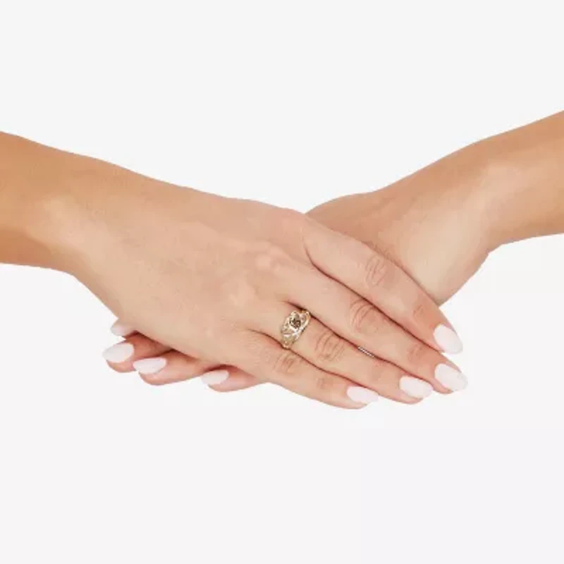 Limited Quantities! Womens 14K Gold Crown Cocktail Ring