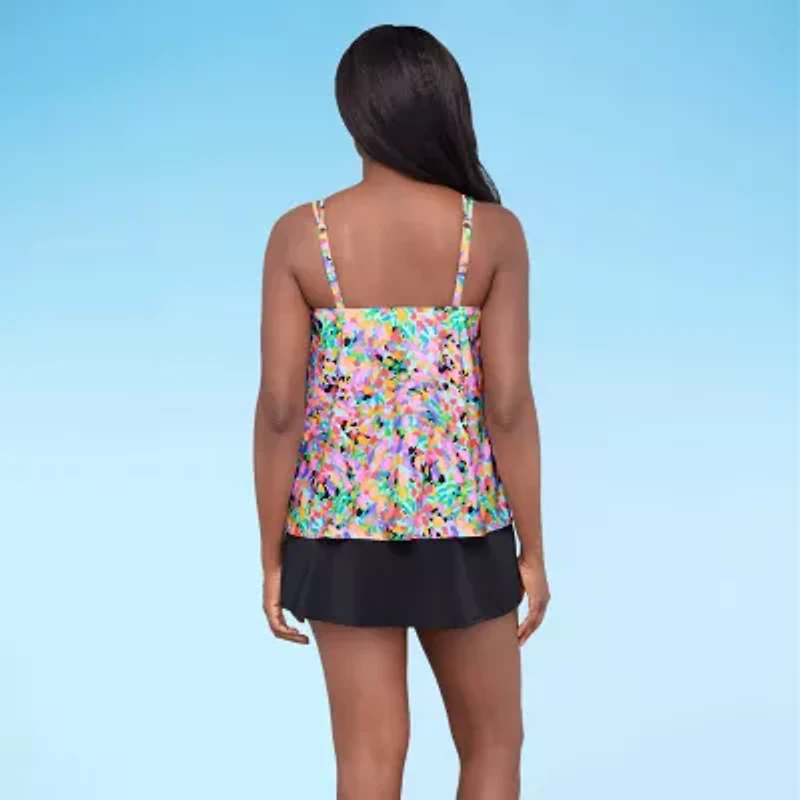 Sonnet Shores Womens Tankini Swimsuit Top