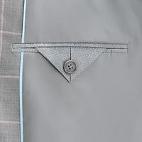 Van Heusen Mens Modern Fit Windowpane Suit Jacket