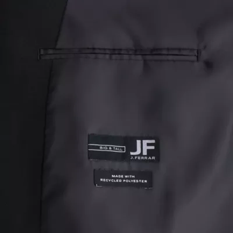 J. Ferrar 360 Stretch Knit Texture Mens Big and Tall Fabric Regular Fit Sport Coat