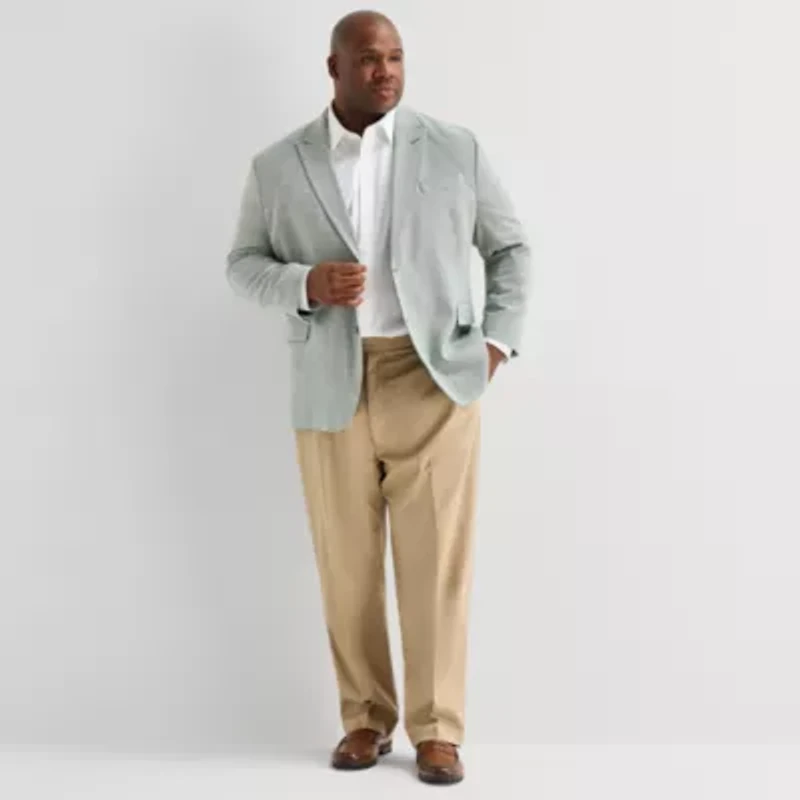 Stafford Mens Big and Tall Regular Fit Sport Coat