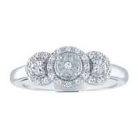 LIMITED TIME SPECIAL! 1/10 CT. T.W.  Diamond Ring in Sterling Silver