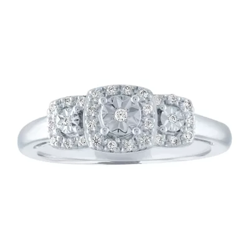 LIMITED TIME SPECIAL! 1/10 CT. T.W. Diamond Ring in Sterling Silver