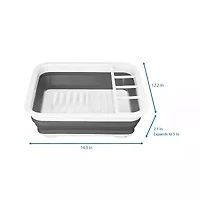 Home Expressions Collapsible Dish Rack