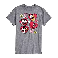 Mens Short Sleeve Mickey and Friends Graphic T-Shirt