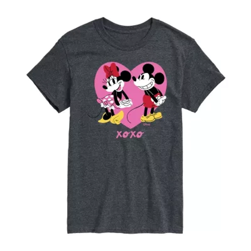 Mens Short Sleeve Mickey and Friends Graphic T-Shirt