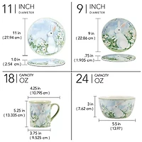Certified International Easter Morning 16-pc. Earthenware Dinnerware Set