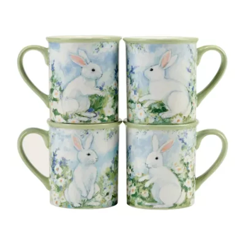 Certified International Easter Morning 4-pc. Coffee Mug
