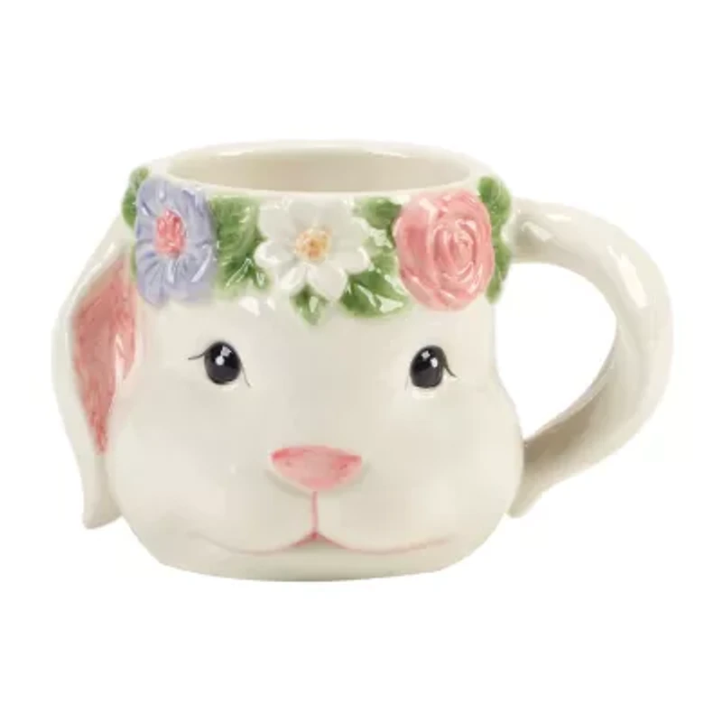 Certified International Easter Morning 4-pc. Animal Coffee Mug