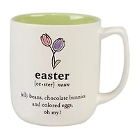 Certified International Easter Words 4-pc. Coffee Mug