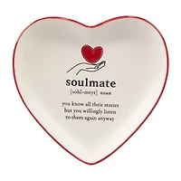 Certified International Valentine's Day 4-pc. Stoneware Appetizer Plate
