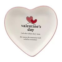 Certified International Valentine's Day 4-pc. Stoneware Appetizer Plate