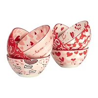 Certified International Valentine's Day 6-pc. Porcelain Cereal Bowl