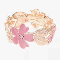 Liz Claiborne Womens Flower Stretch Bracelet