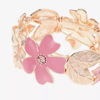 Liz Claiborne Womens Flower Stretch Bracelet