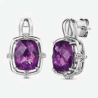 Le Vian® Grand Sample Sale™ Earrings featuring 5 1/5 CT. Dark Amethyst 1/5 CT. Nude Diamonds™ set in 14K Vanilla Gold®