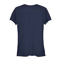 Marvel Captain America Brave New World Tee Womens Crew Neck Short Sleeve Regular Fit Juniors Graphic T-Shirt