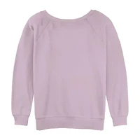 Lizzie Mcguire What Dreams Are Made Of Sweatshirt Womens Juniors Crew Neck Short Sleeve