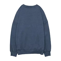 Flounder Womens Juniors Crew Neck Long Sleeve The Little Mermaid Sweatshirt