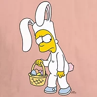 Bunny Bart Tee Womens Juniors Crew Neck Short Sleeve Regular Fit The Simpsons Graphic T-Shirt