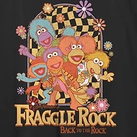 Fraggle Rock Tee Womens Crew Neck Short Sleeve Regular Fit Juniors Graphic T-Shirt