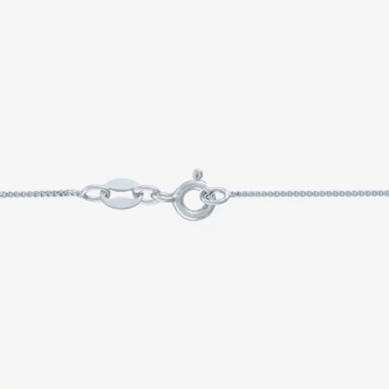 G-H / I1-I2) Womens 5/8 CT. T.W. Lab Grown White Diamond Sterling Silver Heart 18 Inch Pendant Necklace